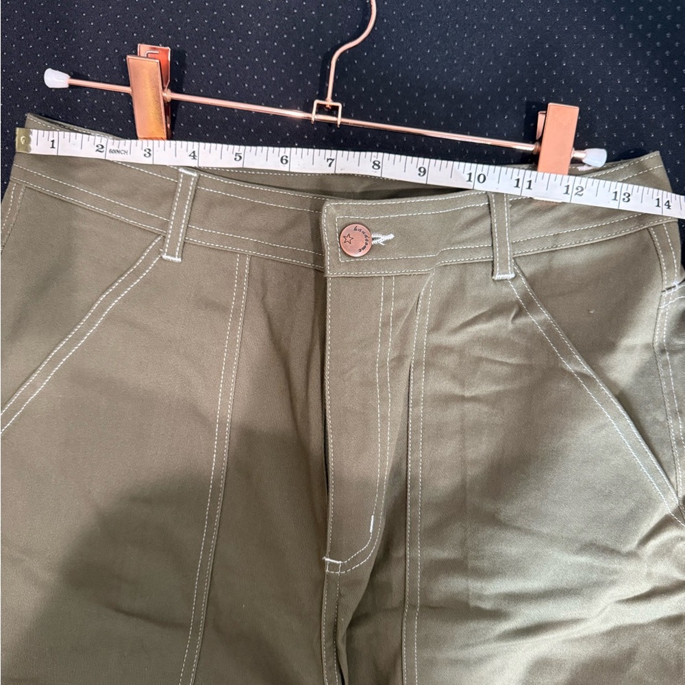 Olive Green Cargo Pants - Picture 4 of 4